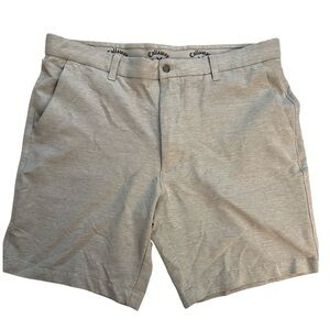 Callaway Golf Shorts Mens 36 Gray Opti Dri Stretch Pocket Performance Outdoor
